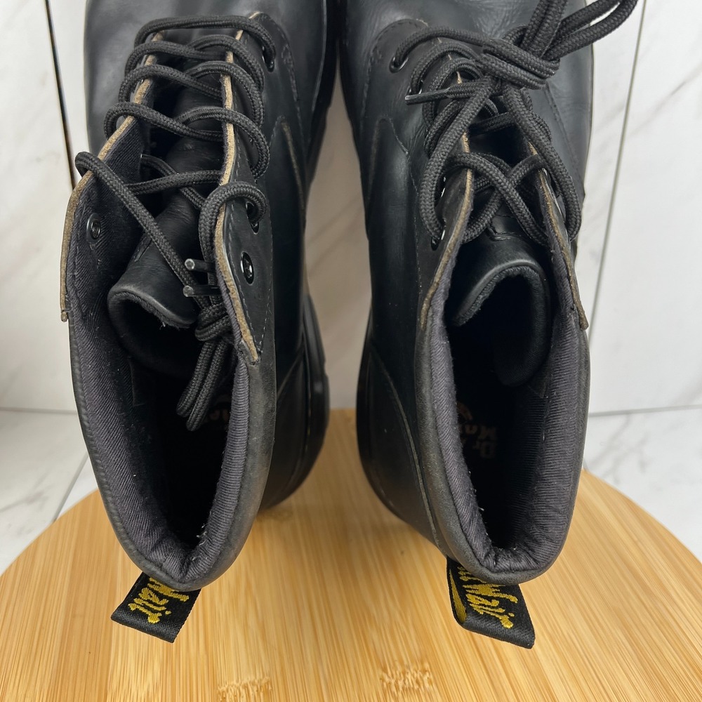 Dr. Doc Martens Bonny Mens Size 13 Black Leather Soft Toe Work Chukka Boots - Picture 10 of 11